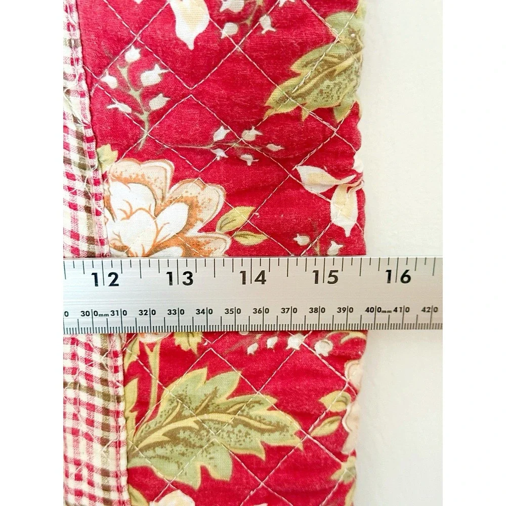 Pink Floral Tote With  Pockets